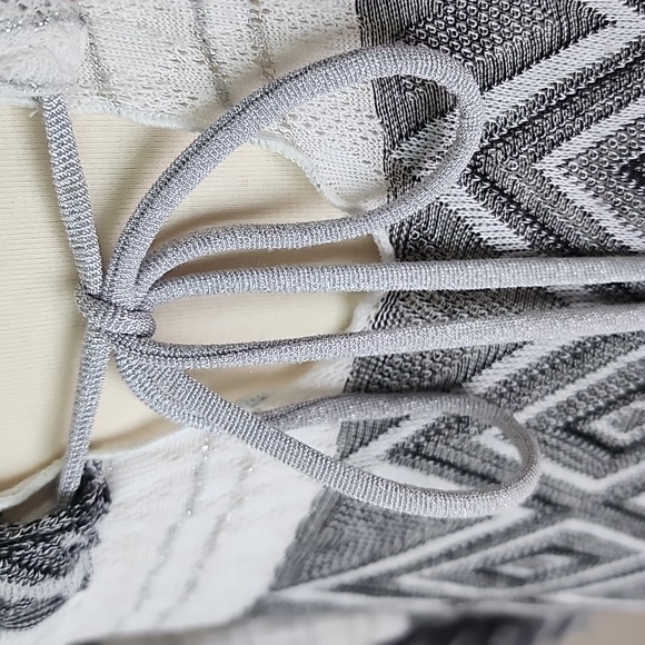 Vitamin A Chevron Maxi Swim Cover-up, Size S - Picture 11 of 14